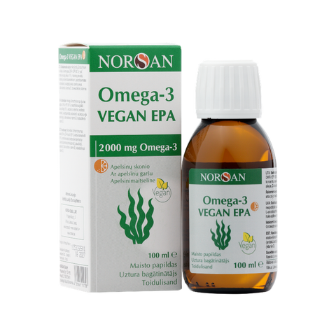 NORSAN Omega-3 kopējais daudzums, dabiskā garšā - eļļa 100 ml