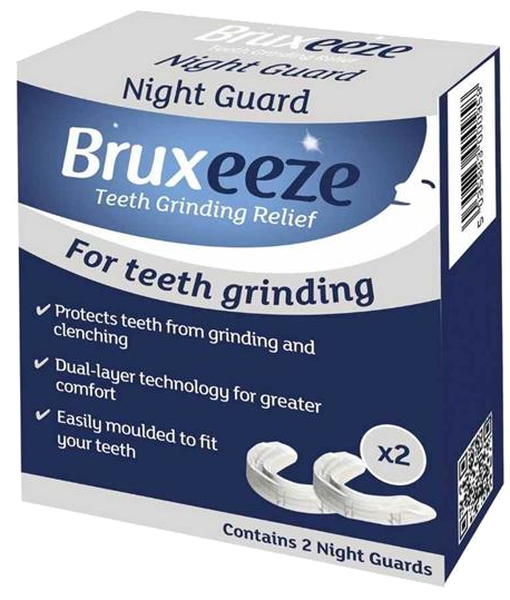 BRUXEEZE Nakts Aizsargs - Zobu Saspiešanas Un Griešanas Novēršana, 1 kape
