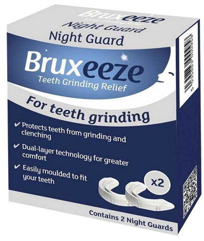BRUXEEZE Nakts Aizsargs - Zobu Saspiešanas Un Griešanas Novēršana, 1 kape