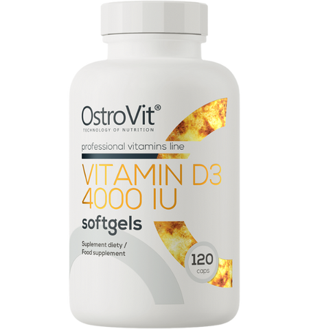 Ostrovit D3 4000 IU, 120 kapsulu komplekts