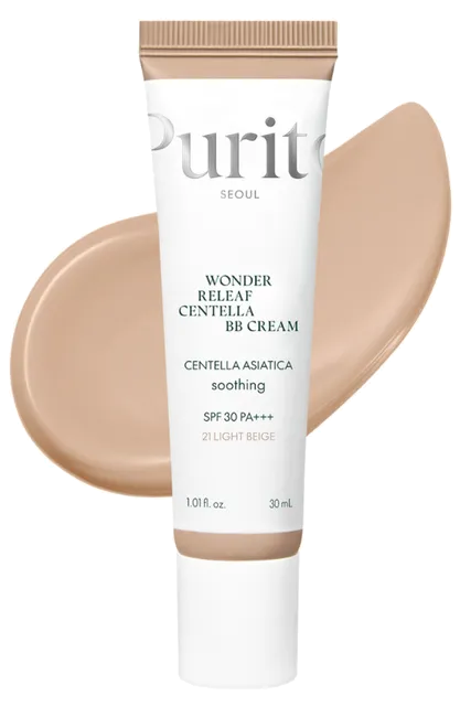 Korejiešu PURITO Wonder Releaf Centella BB krēms SPF30 #21 Light Beige, 30 ml