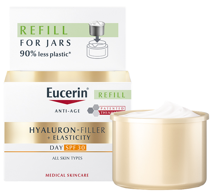 EUCERIN Hyaluron Filler + Elasticity SPF 30 50 ml dienas sejas krēms ar uzpildes iespēju