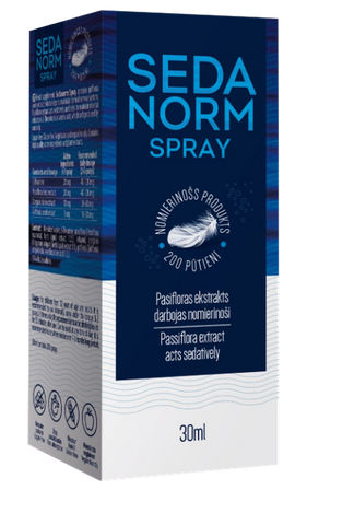 SEDANORM 30 ml aerosola spraigs formāts