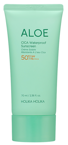 HOLIKA HOLIKA Aloe Cica Ūdensizturīgs SPF50+ saules aizsargkrēms, 70 ml