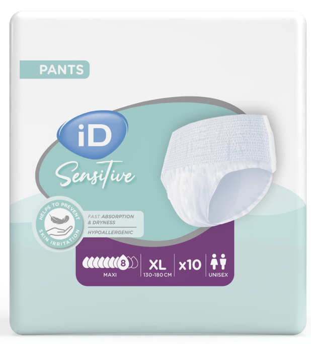 ID Sensitive Pants Maxi XL (130-180 cm) – 10 absorbējošās biksītes