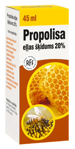 Propolisa eļļa RFF 45 ml ar 20 % propolisa saturu