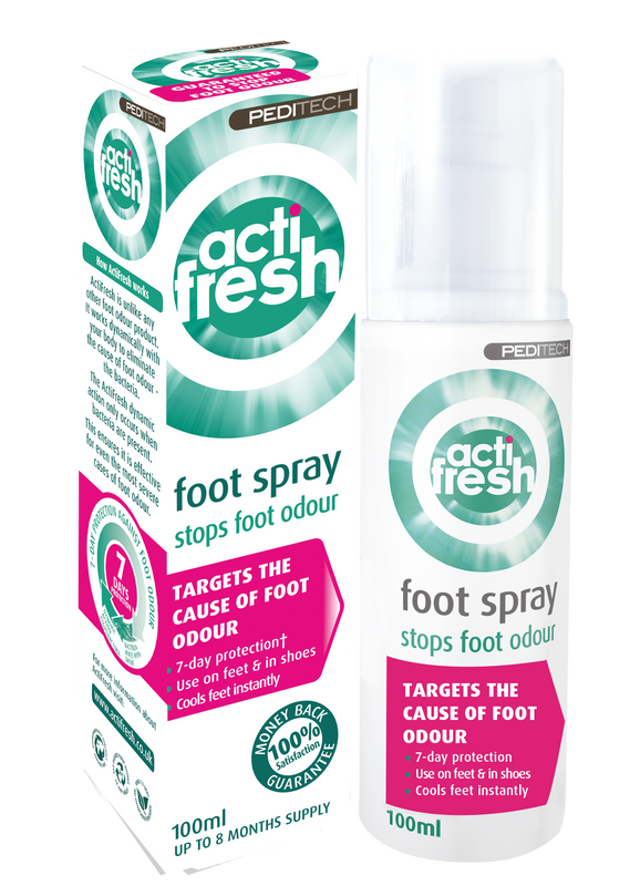 ActiFresh aerosols 100 ml nepatīkama pēdu un apavu aromāta likvidēšanai