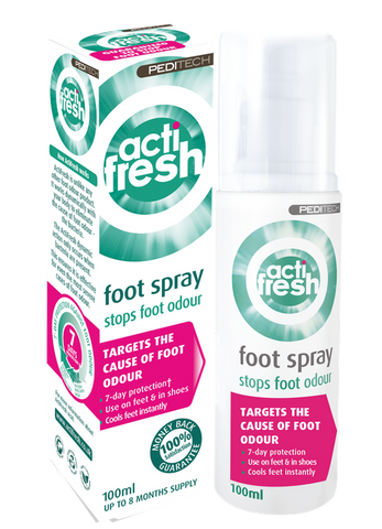 ActiFresh aerosols 100 ml nepatīkama pēdu un apavu aromāta likvidēšanai