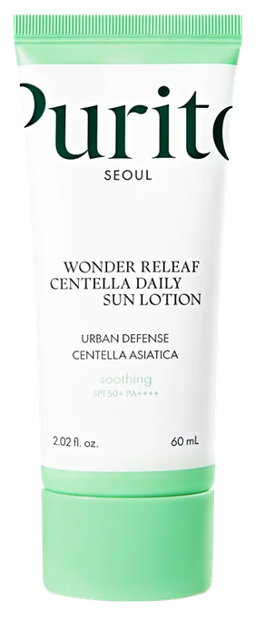 PURITO Wonder Releaf Centella SPF 50+ Dienas Saules Aizsarglīdzeklis, 60 ml