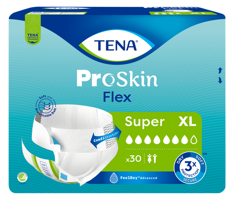 TENA Flex Super XL pieaugušo autiņbiksītes 30 gab.