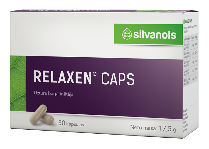 RELAXEN Caps - 30 kapsulu iepakojums