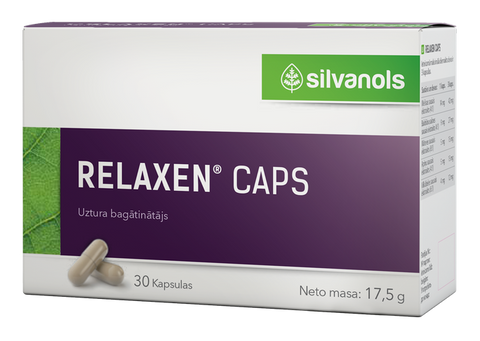 RELAXEN Caps - 30 kapsulu iepakojums