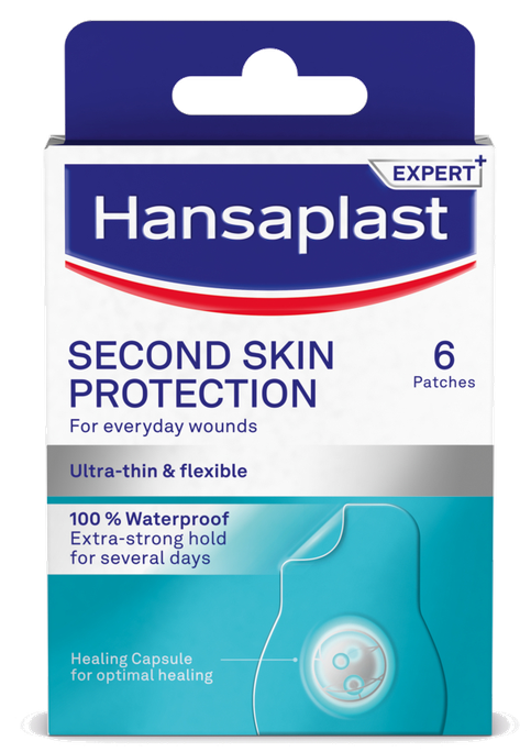 HANSAPLAST Second Skin Protection hidrokoloīdie plāksteri – 6 gab.