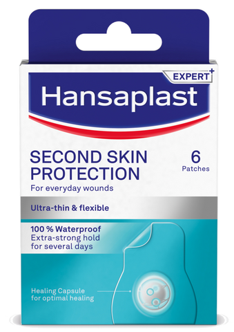 HANSAPLAST Second Skin Protection hidrokoloīdie plāksteri – 6 gab.