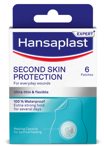 HANSAPLAST Second Skin Protection hidrokoloīdie plāksteri – 6 gab.