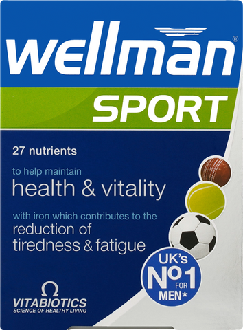 Sport tabletes WELLMAN®, 30 vienības