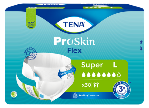 TENA Flex Super L 30 gab. - pieaugušo autiņbiksītes