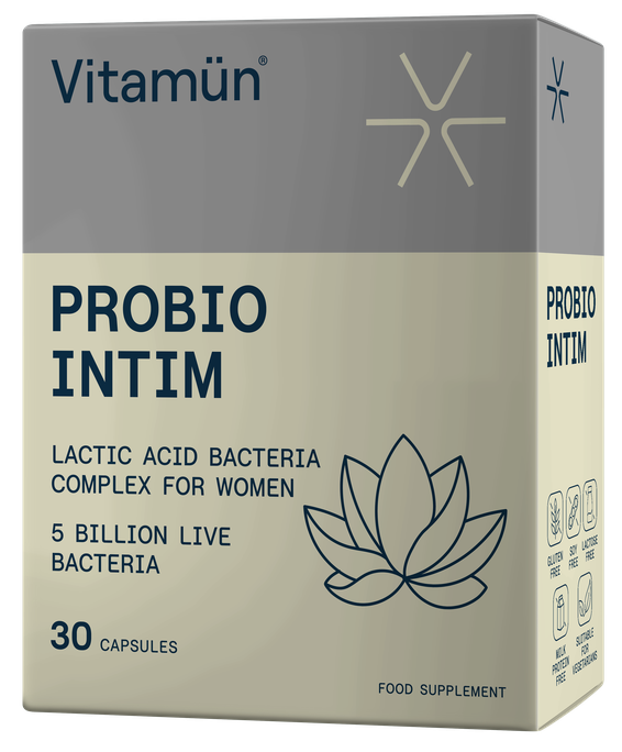 VITAMUN Probio Intim – 30 kapsulas intīmajai veselībai