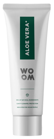 WOOM Aloe Vera+ zobu pasta dabiskai smaganām un zobiem, 75 ml
