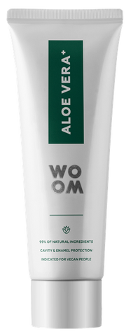 WOOM Aloe Vera+ zobu pasta dabiskai smaganām un zobiem, 75 ml
