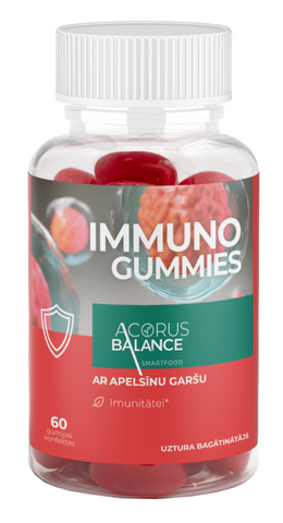 ACORUS BALANCE Immuno košļājamās pastilas 2.5g, 60 gab. - imunitātes atbalsts