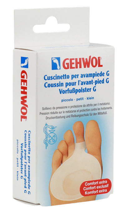 GEHWOL P-Gel Priekšpēdas polsteris G, 2 gab. mazgājams