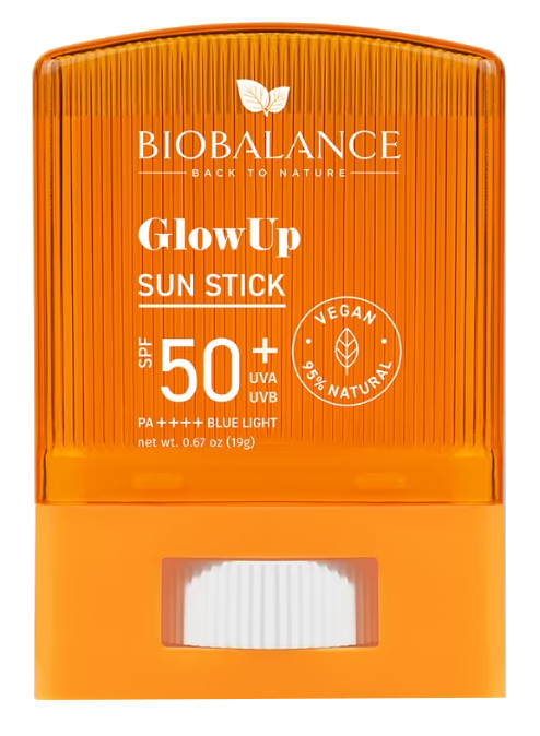 Saules aizsargs SPF50 BIOBALANCE Glow Up Sun Stick, 19 g