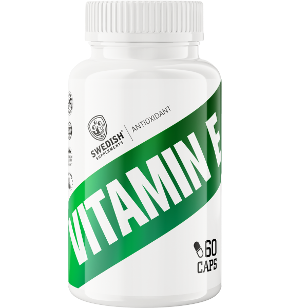 E vitamīns SWEDISH SUPPLEMENTS, 60 kapsulas