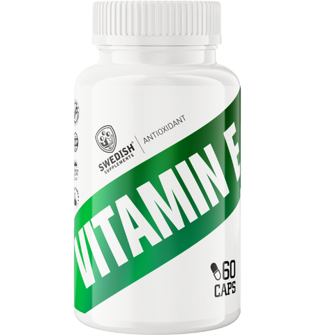 E vitamīns SWEDISH SUPPLEMENTS, 60 kapsulas