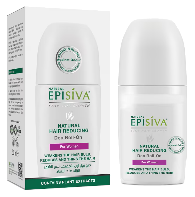 BIOBALANCE Episiva rullītis sievietēm matu augšanas palēnināšanai, dezodorants, 50 ml
