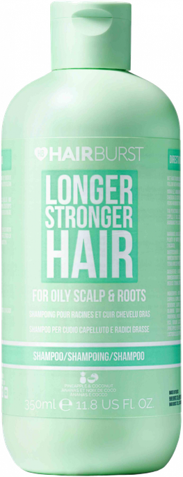 HAIRBURST šampūns taukainiem matiem un sakņu zonai, 350 ml
