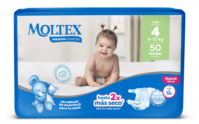 Moltex Premium Comfort 4 Maxi autiņbiksītes (9-15 kg), 50 gab.