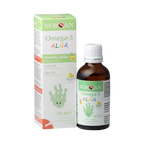 NORSAN Alga Omega-3 ar citronu aromātu — 50 ml eļļa