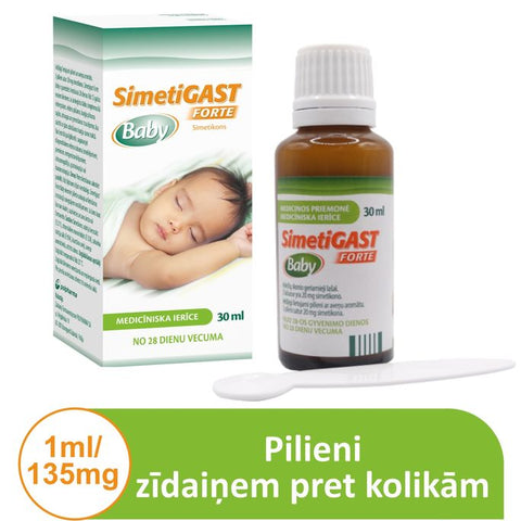 SIMETIGAST Forte Baby, 30 ml pilieni
