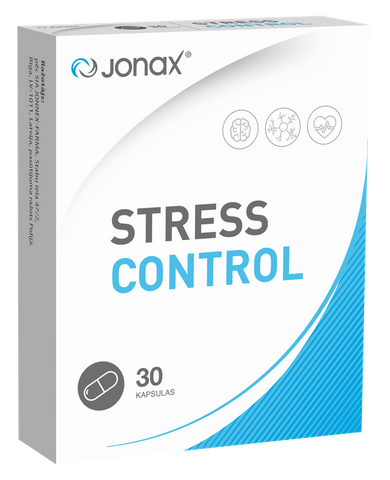 JONAX Stress Control — 30 kapsulu iepakojums