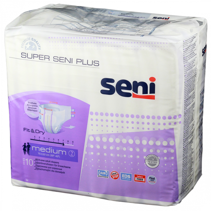 SENI Super Plus Medium - 10 vienības autiņbiksītes