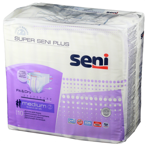 SENI Super Plus Medium - 10 vienības autiņbiksītes