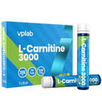 VPLAB L-Karnitīns 3000 — 7 ampulas pa 25 ml