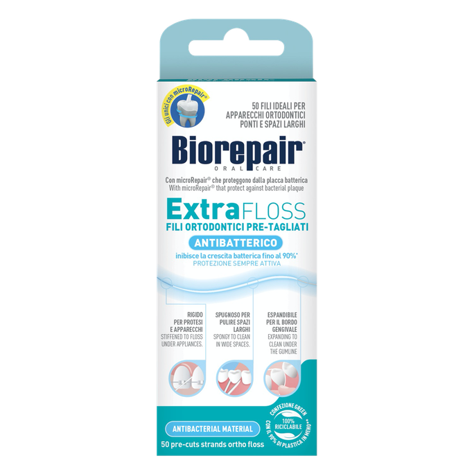 BIOREPAIR Extra zobu diegs, 50 gab.