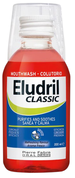 ELUDRIL Classic – smaganu kopšanas skalojamais līdzeklis, 200 ml