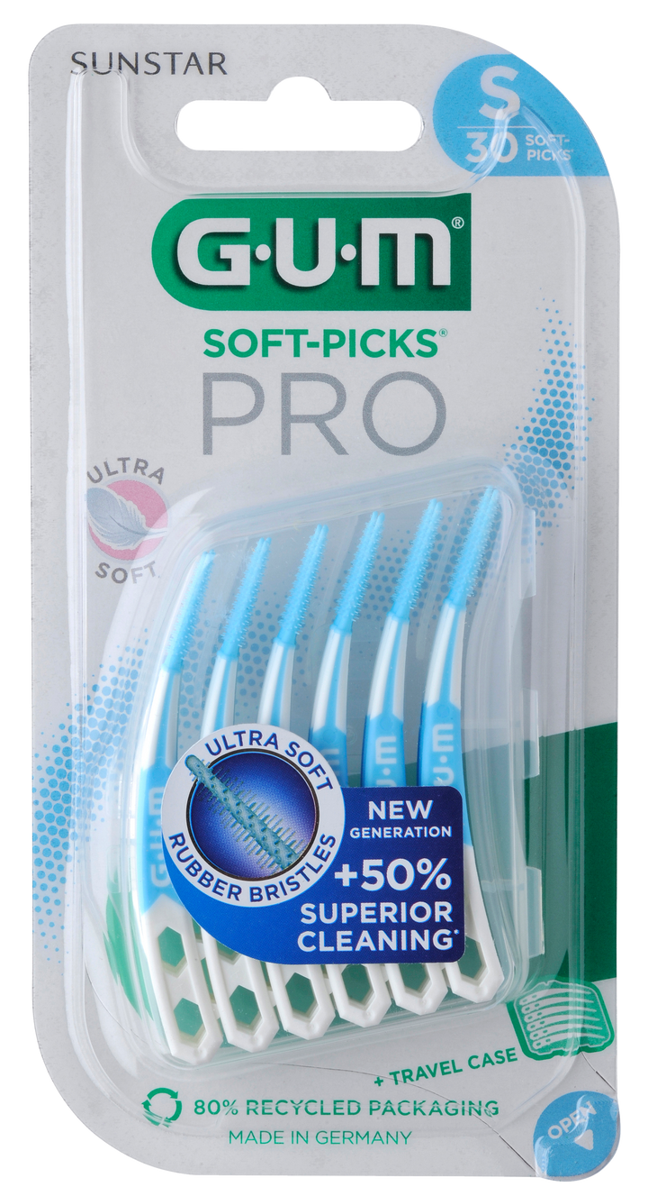 GUM Soft-Picks Pro Small - starpzobu birstīte, 30 gab.