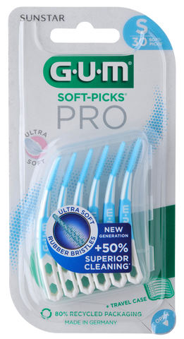 GUM Soft-Picks Pro Small - starpzobu birstīte, 30 gab.