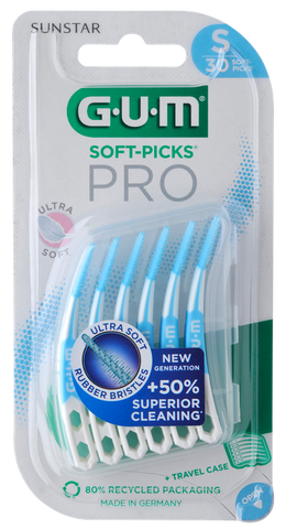 GUM Soft-Picks Pro Small - starpzobu birstīte, 30 gab.