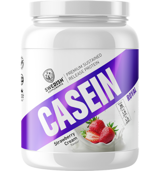 SWEDISH SUPPLEMENTS Strawberry Cream Casein 900 g pulveris