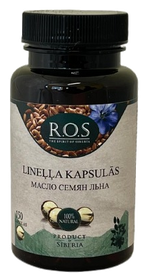 Linsēklu eļļas kapsulas R.O.S., 150 gab.