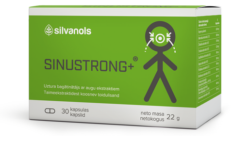 SINUSTRONG kapsulas, 30 gab. — augšēlo elpceļu atbalsts