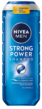 NIVEA Men Strong Power matu šampūns 500 ml