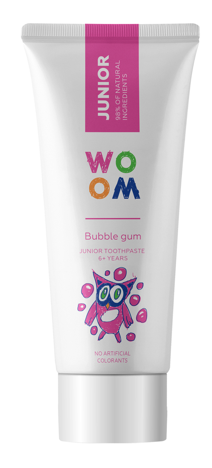 WOOM Junior Bubble Gum zobu pasta 6+ gadiem, 50 ml
