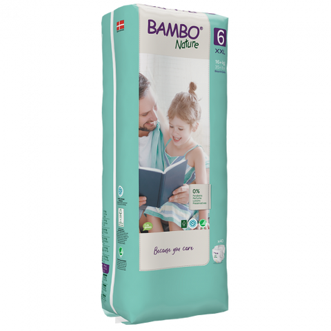 BAMBO Nature XXL-6 biksītes (16+ kg) — 40 skaits