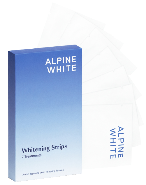 ALPINE WHITE zobu balināšanas plāksnītes, 7 gab. — Whitening strēmelītes